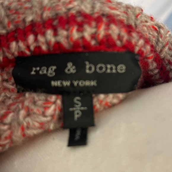 Rag & Bone Knitted Crew Neck Cheryl Merino Pullover Wool Sweater, Size S - Picture 3 of 3